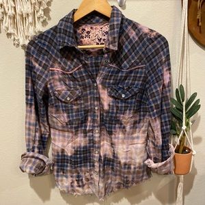 Plaid button up shirt